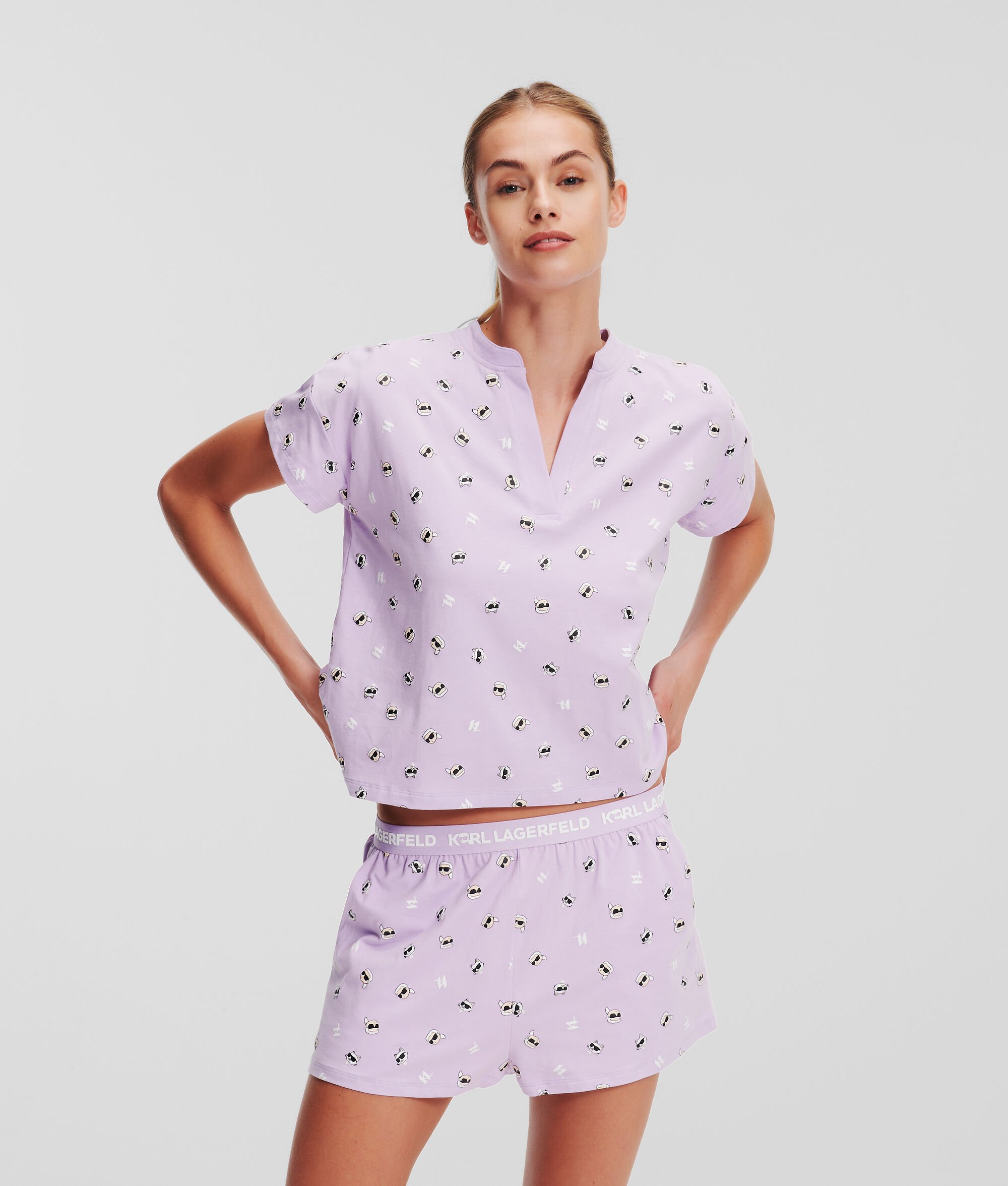 (image for) Versatile Karl Ikonik Pyjama Shorts Set